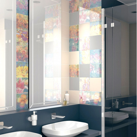 Плитка POD013 Карандаш Бисер фиолетовый 20*0.6