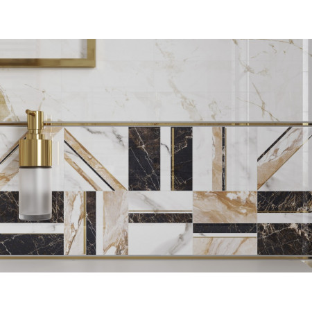 Плитка A16494 Wild Chic белый 25x75