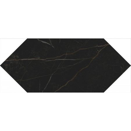 Плитка 35007 Келуш черный глянцевый 14х34