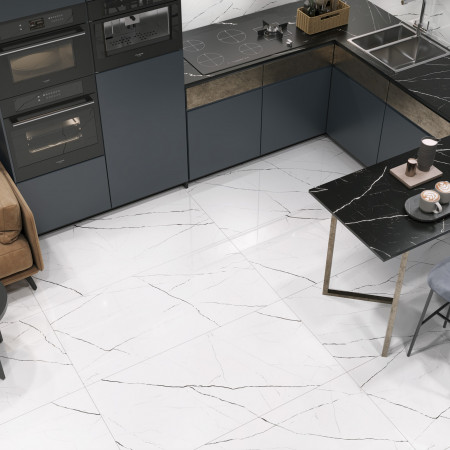 Керамогранит 60120TWN00P Twinstone White полированный 600x1200x7