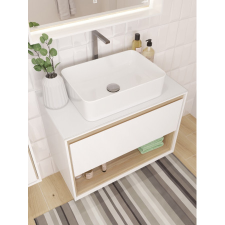 Плитка EVG052 Evolution рельеф белый 20x44