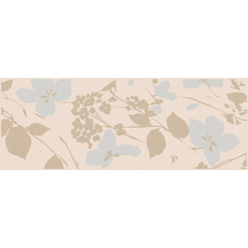 Плитка MLD/B67/15084 Вилланелла Цветы бежевый 15x40