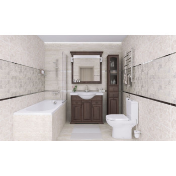 Плитка Декор Echo Elemental серый 30х60