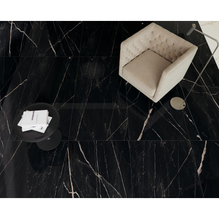 Керамогранит 610015000605 Empire Calacatta Black Lapp 80x160
