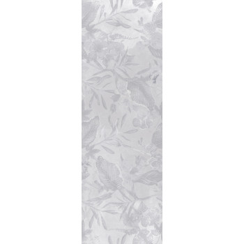 Плитка BVU093 Bosco Verticale цветы серый 25х75