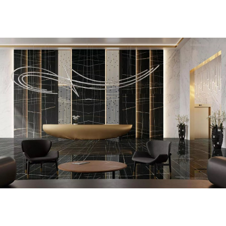 Керамогранит SG072902R6 Сахара Блэк обрезной лаппатированный 119.5x320х6