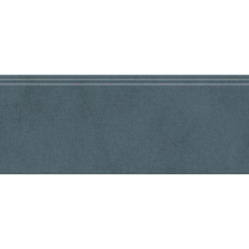 Плитка FMF019R Плинтус Чементо синий тёмный матовый обрезной 30x12