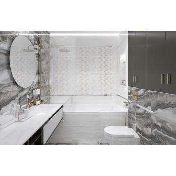 Плитка 34069 Mania белый 25х50