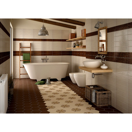 Керамогранит 21357 Hexatile Harmony B&W 17,5x20