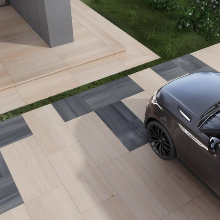 Керамогранит DL550300R Про Вуд бежевый темный декорированный обрезной 30x179