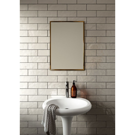 Плитка K945273 Miniworx Белый Рельефный 10x20