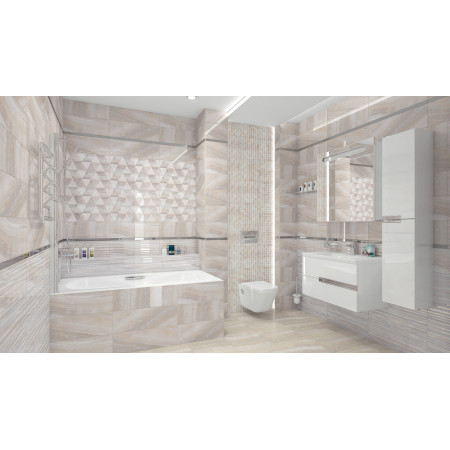 Плитка Декор Diadema Fly бежевый 17-10-11-1185-0 20х60