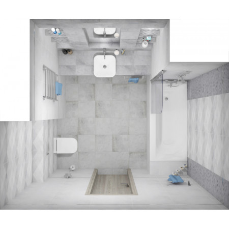 Плитка Mizar серый 17-00-06-1180 20х60