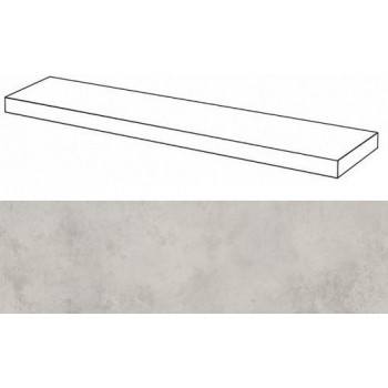 Ступени 620070001303 Millenium Silver угловая правая 33x160