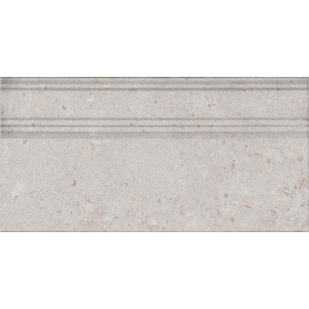 Плитка FME015R Плинтус Риккарди серый светлый матовый обрезной 20x40