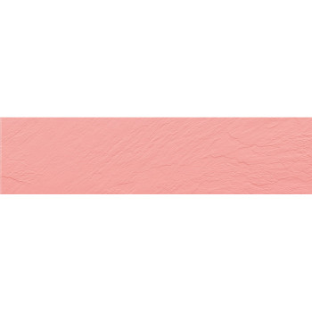 Керамогранит UF018R (красный моноколор) рельефный ректифицированный 120х29,5