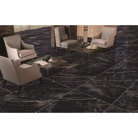 Керамогранит PR211 Namibia Black High glossy 600x1200