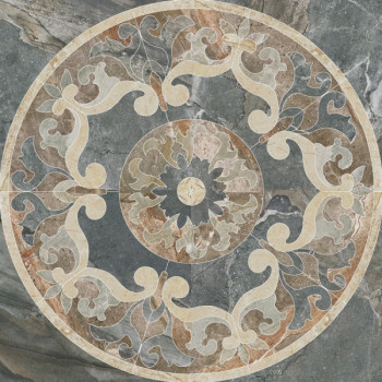 Керамогранит K-108/SR/d01 GENESIS DARK GREY D01-CUT SR 120х120