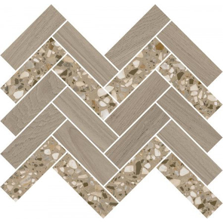 Мозаика T042/SG5269 Монтиони мозаичный коричневый светлый 34x35,5