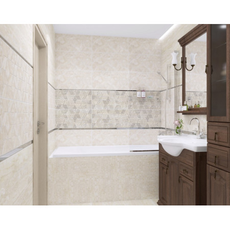 Плитка Декор Echo Elemental бежевый 30х60