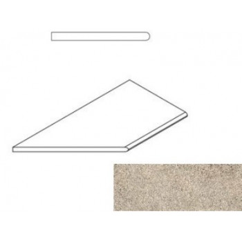 Керамогранит 620090000633 Бортик Эверстоун Дезерт закругленный левый Х2 30х60