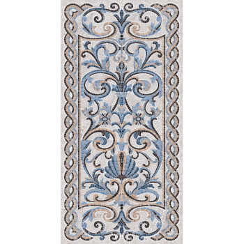 Керамогранит SG590902R Мозаика синий декорированный лаппатированный 119.5*238.5