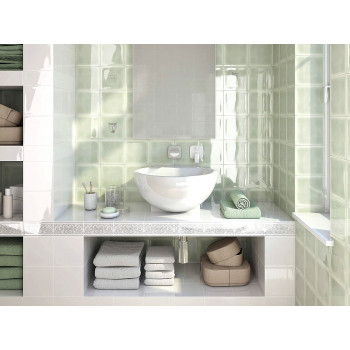 Плитка BLD004 Багет Авеллино белый 15*3