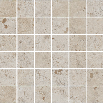 Мозаика DD2054/MM Декор Про Лаймстоун бежевый темный матовый мозаичный 30х30