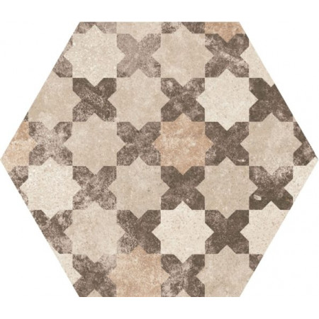 Керамогранит 22098 Hexatile Cement Garden Sand 17,5x20 (17 видов паттерна)
