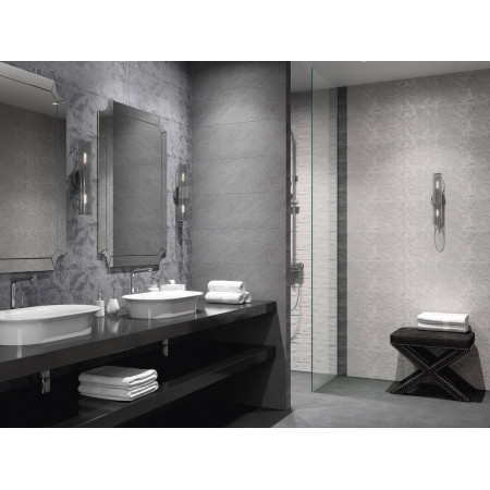 Плитка SPA031R Бордюр Гренель серый темный обрезной 30*2.5