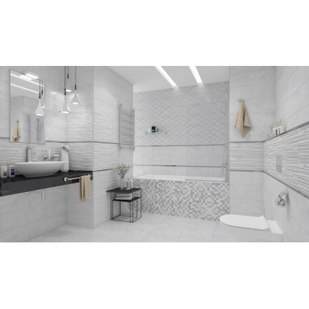 Плитка Декор Alcor Attimo серый 17-05-06-1188-0 20х60