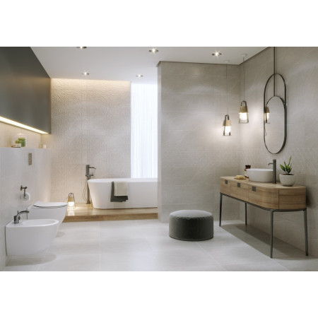 Плитка O-GBT-WTA092 Grey Blanket рельеф камень серый 29x89