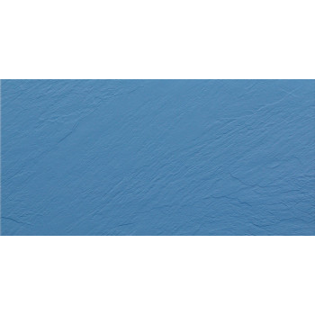 Керамогранит UF012 (синий моноколор) рельефный ректифицированный 120х60