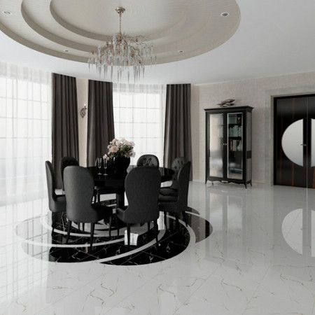 Керамогранит G-100/LR белый 60х60