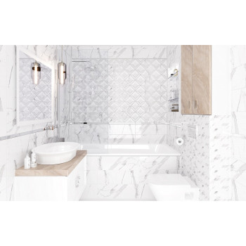 Плитка 60152 Viva белый 20х60