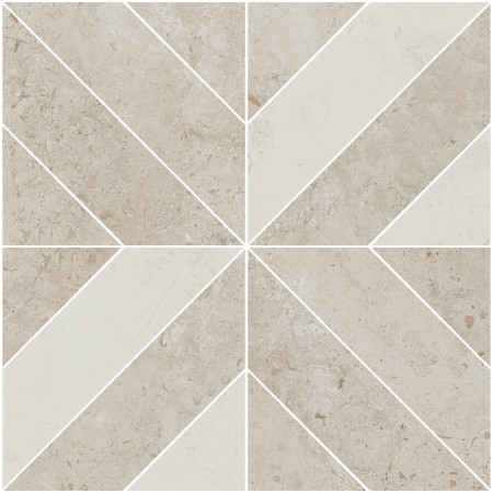 Керамогранит ID125 Декор Про Лаймстоун бежевый матовый 60х60