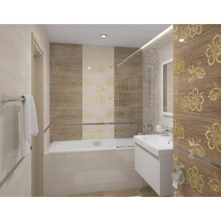 Мозаика Мозаика Genesis темно-бежевый+бежевый 30х30