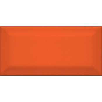 Плитка 16075 Клемансо оранжевый грань 15x7,4