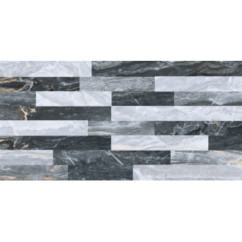 Керамогранит K946622LPR01VTEP Bergamo 3D Микс Декор Холодная Гамма Лаппато Ректификат 30x60x0,9