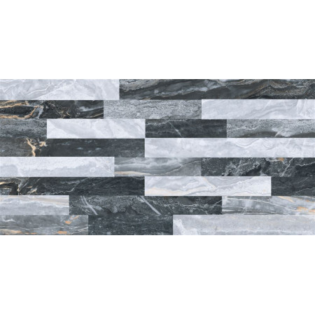 Керамогранит K946622LPR01VTEP Bergamo 3D Микс Декор Холодная Гамма Лаппато Ректификат 30x60x0,9