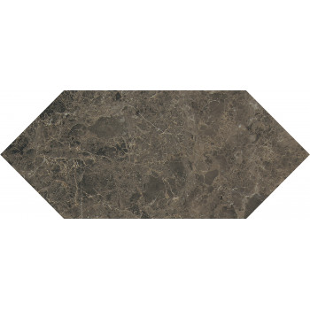 Плитка 35014 Бикуш коричневый глянцевый 14х34