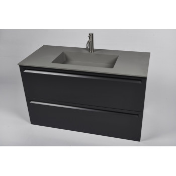 Тумба с раковиной INDA Piccadilly 80MG Cemento