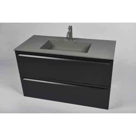 Тумба с раковиной INDA Piccadilly 80MG Cemento