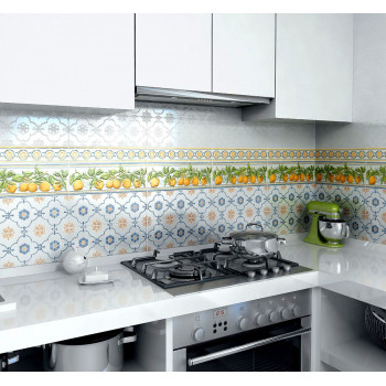 Плитка 15052 Сорренто орнамент 15x40