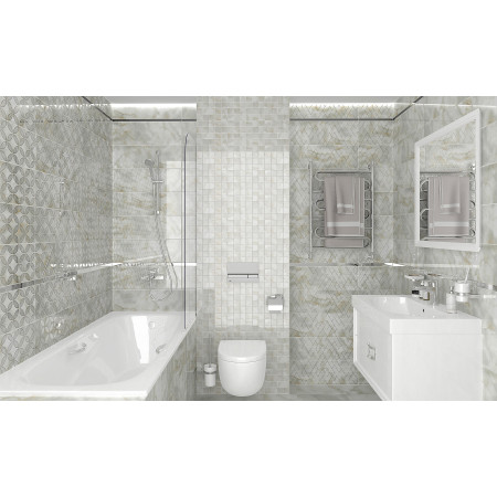 Мозаика MM60129 Select Декор мозаичный серый 20х60