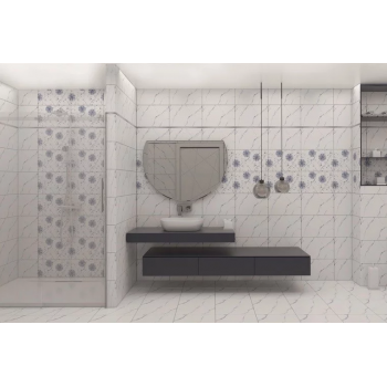 Плитка TP3045095A Илия белый ректификат 30x45