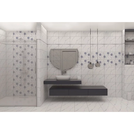 Плитка TP3045095A Илия белый ректификат 30x45