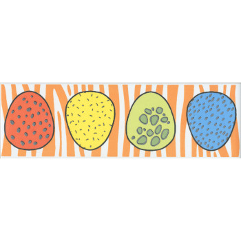 Плитка OS/A247/5009 Бордюр Динозаврики 1 матовый 20x6,3