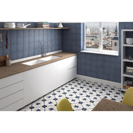 Керамогранит 24410 ART NOUVEAU PALAIS BLUE 20*20