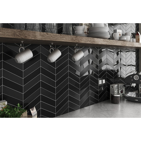 Керамогранит 23200 Chevron Gris Mate Left 9x20,5